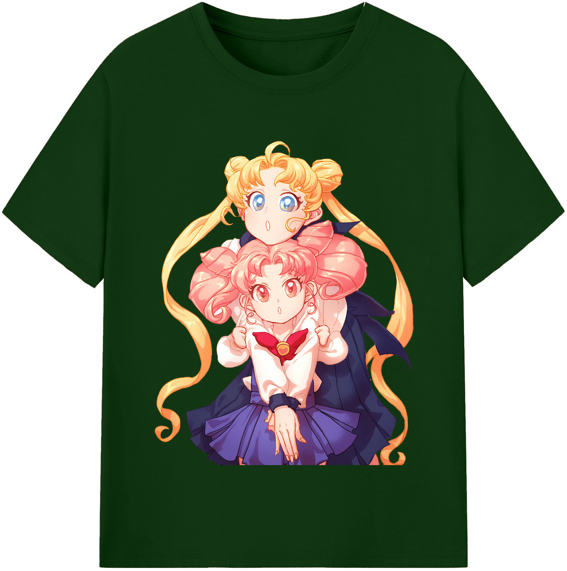 （画像用） 美少女戦士セーラームーン 愛野 美奈子 あいの みなこ Sailor Moon Aino Minako 綿100％半袖Tシャツ（フロントプリント）